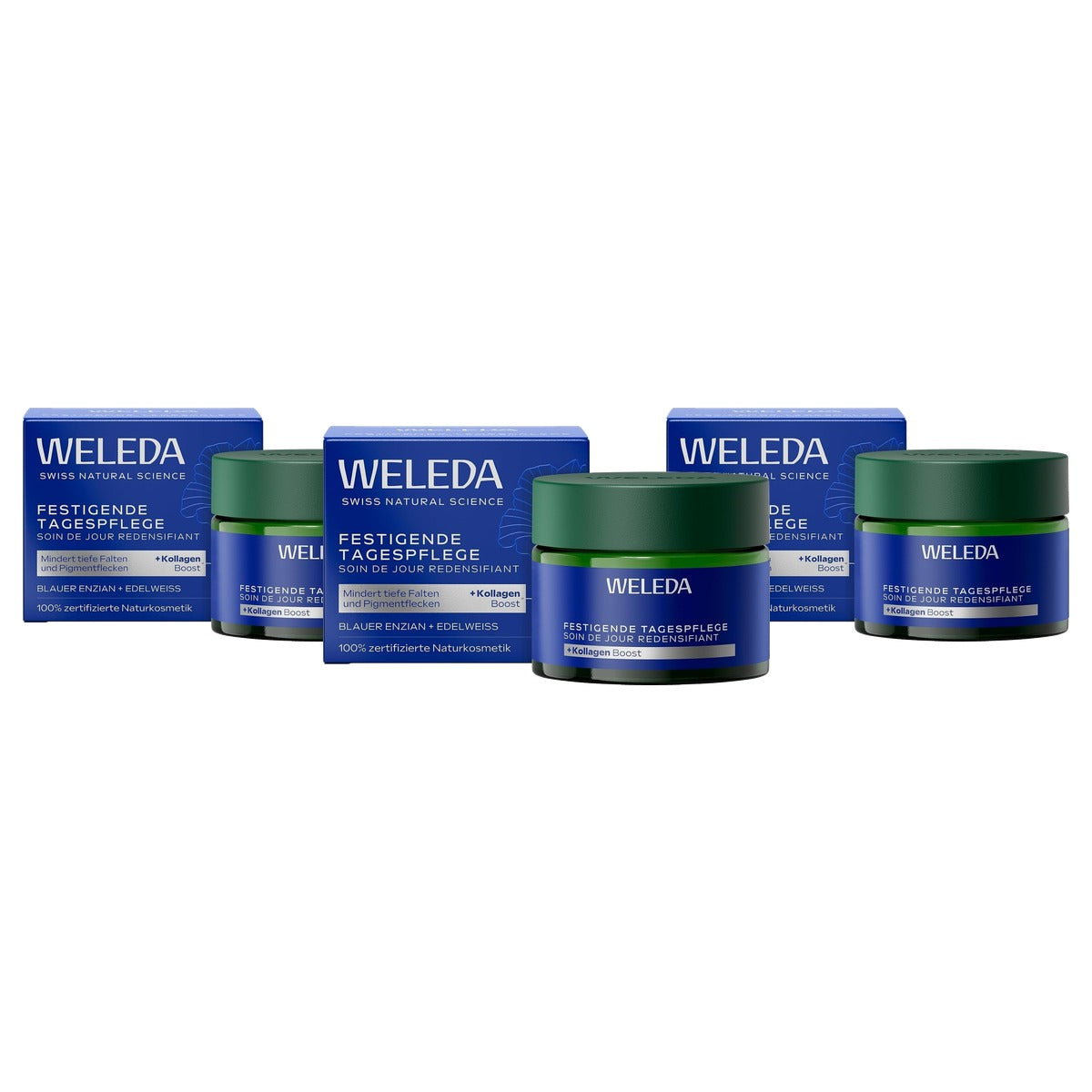 Weleda Verstevigende Dagverzorging Blauwe Gentiaan & Edelweiss 40 ml - 3-pack