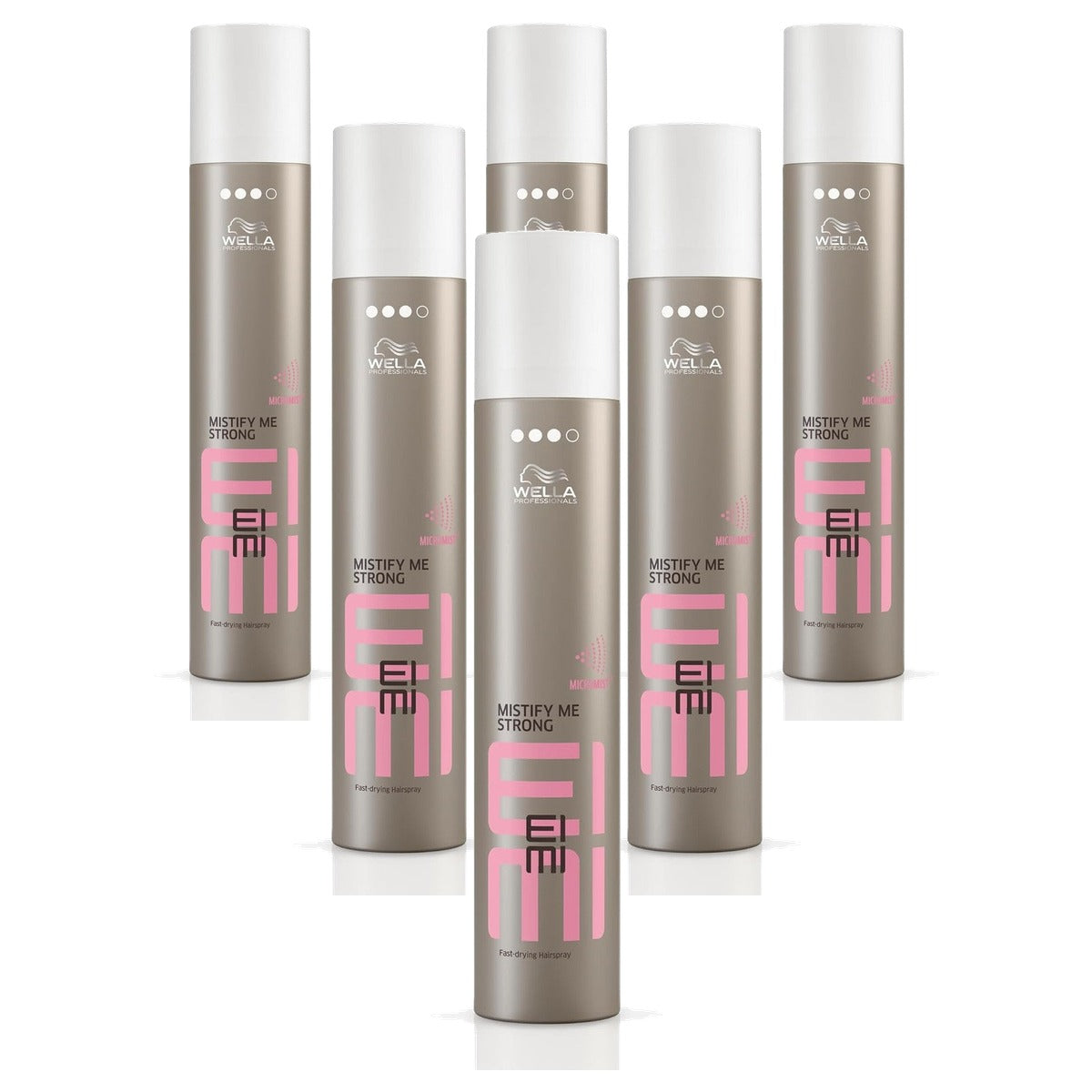 Wella EIMI Mistify Me Strong Haarspray 6 x 300 ml - Voordeelverpakking