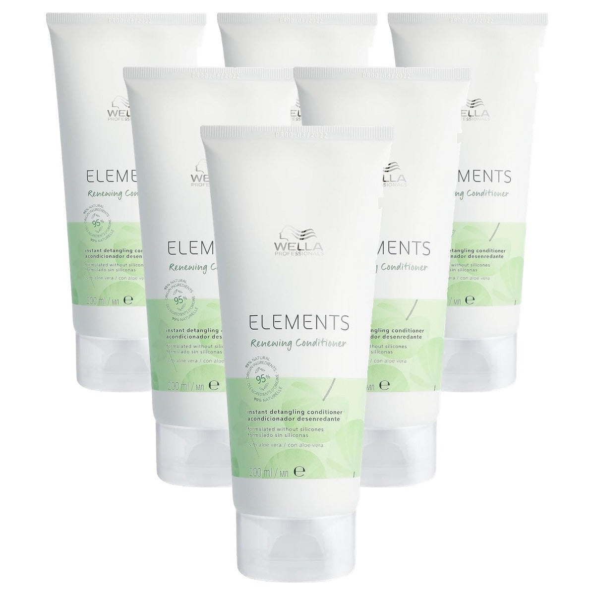 Wella Professionals ELEMENTS Renewing Conditioner 6 x 200 ml - Voordeelverpakking
