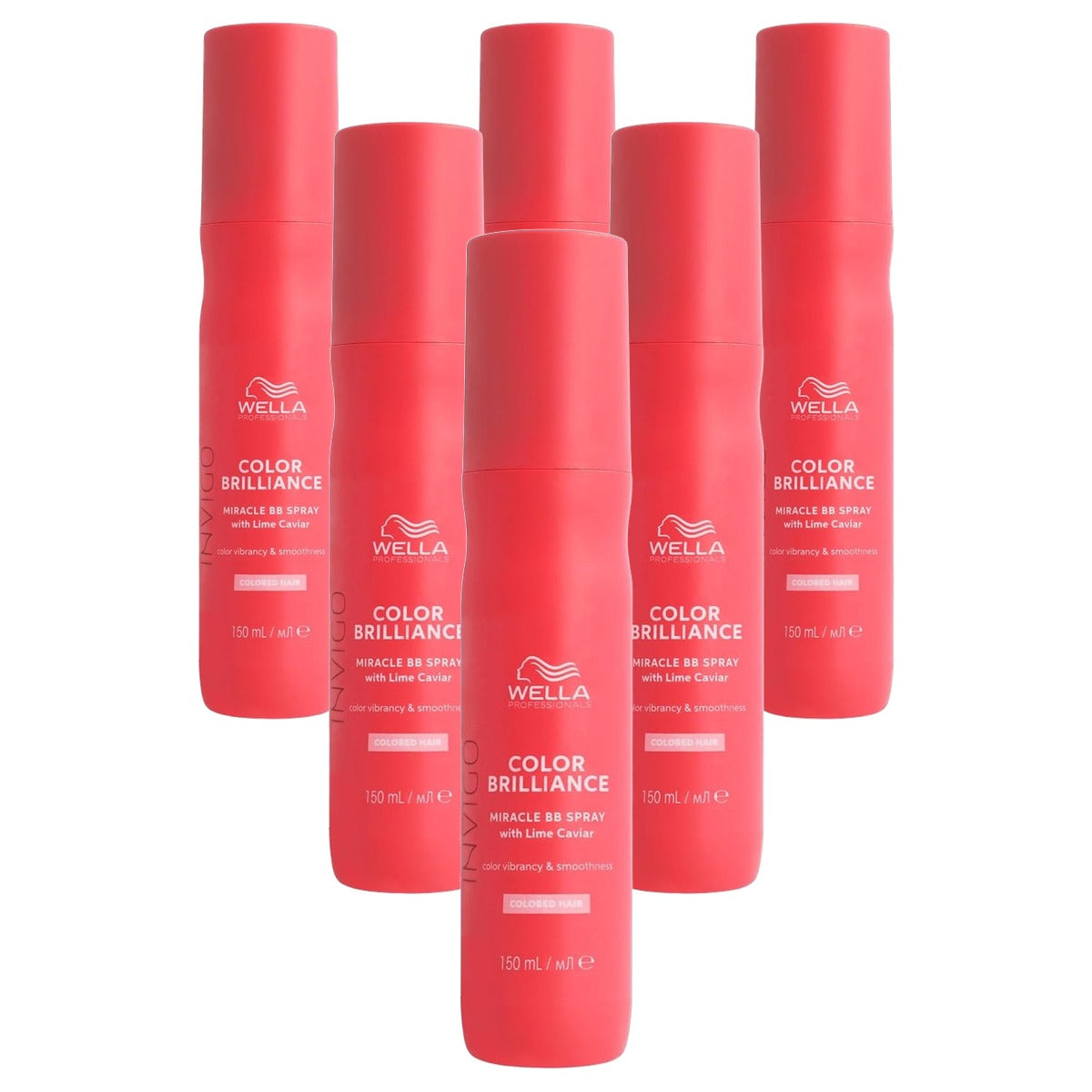 Wella Professionals Invigo Color Brilliance Miracle BB Spray 6 x 150 ml - Voordeelverpakking