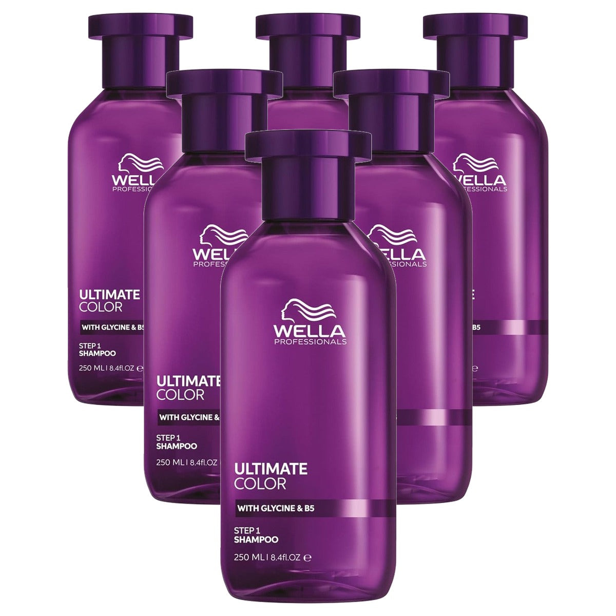 Wella Professionals Ultimate Color Shampoo sulfaatvrij - 6-pack